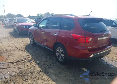 2018 Nissan Pathfinder Sl z USA, uszkodzony, nr VIN 5N1DR2MN7JC611325